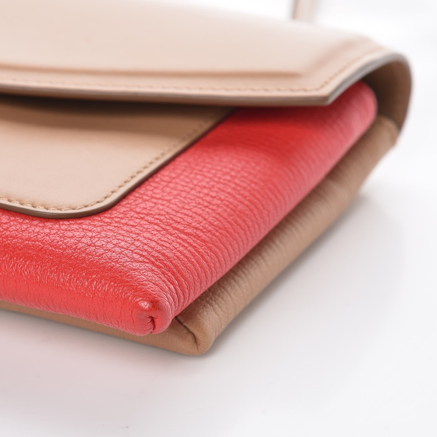 Givenchy Calfskin Duetto Crossbody Beige Red 9 of 9