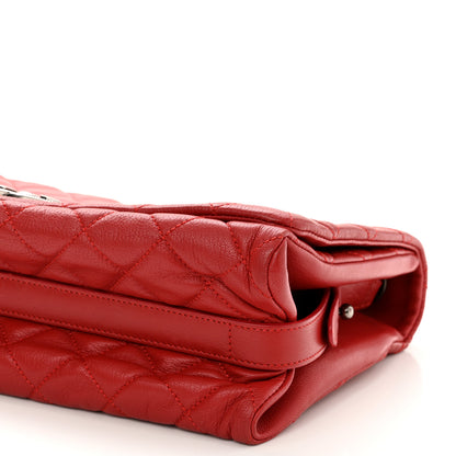Chanel Goatskin Quilted Large City Rock Flap Red 10 of 11