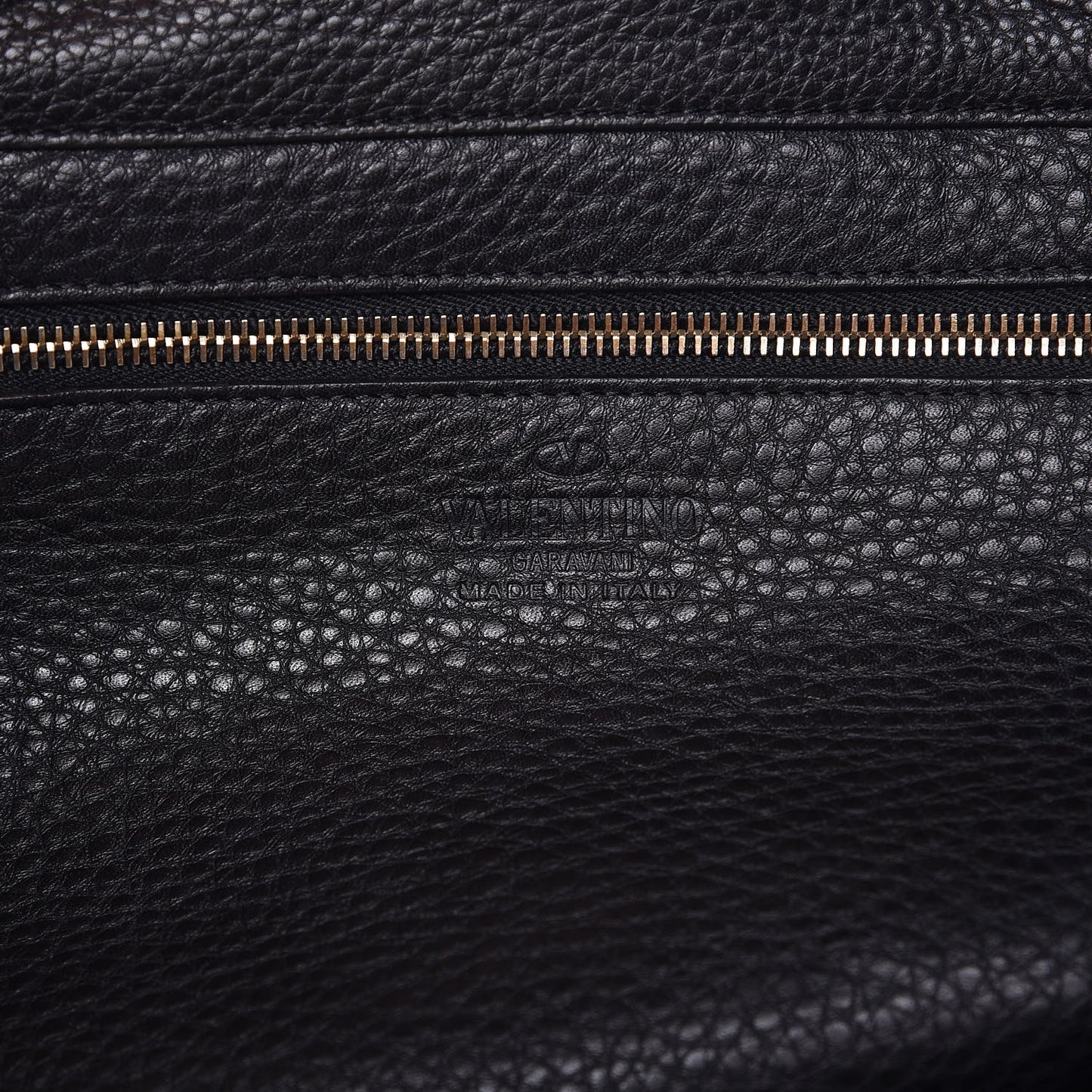 Alce Printed Calfskin Medium Rockstud Tote Black
