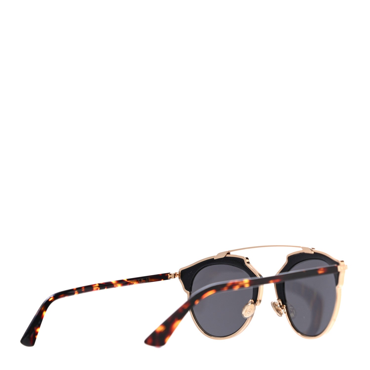 Christian Dior Metal Lambskin So Real Sunglasses Black 3 of 9