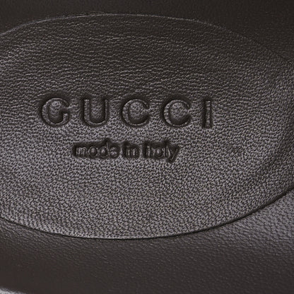 Gucci GG Supreme Monogram Miro Soft Calfskin Womens Horsebit Slippers 36 Beige Ebony New Acero 9 of 11