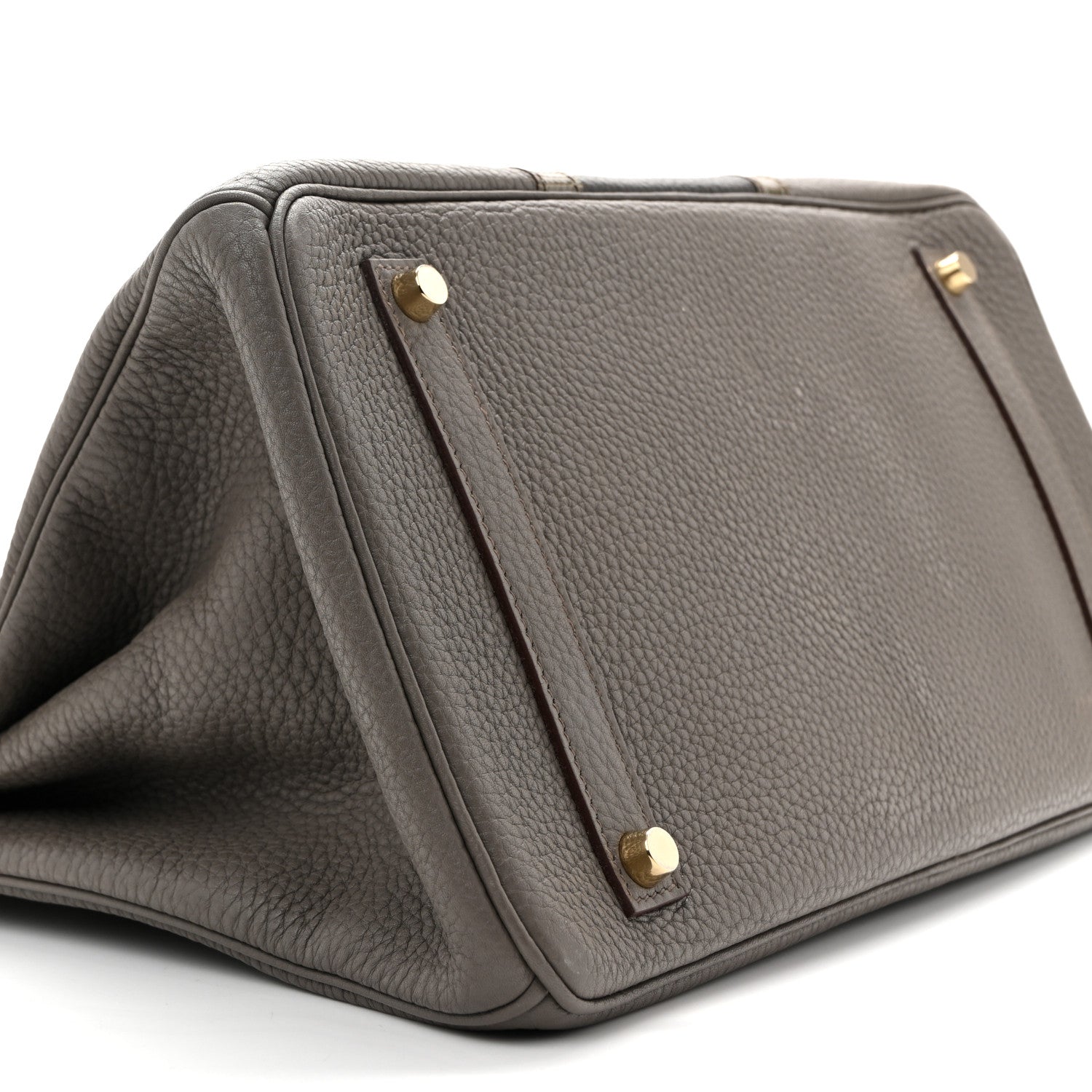 Hermes Taurillon Clemence Lizard Club Birkin 35 Etain Graphite 9 of 14