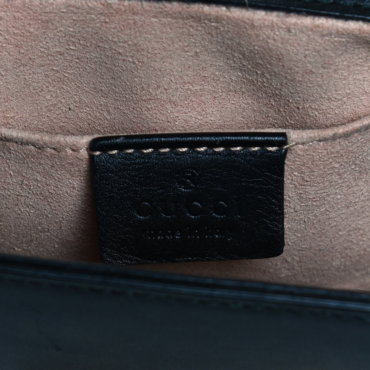 Gucci Calfskin Small Padlock Shoulder Bag Black 6 of 13