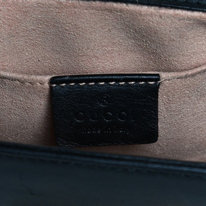 Gucci Calfskin Small Padlock Shoulder Bag Black 6 of 13