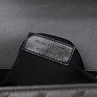 Saint Laurent Grain De Poudre Textured Mixed Matelasse Large Triquilt Monogram Satchel Earth 7 of 13