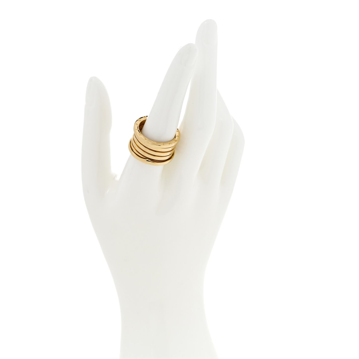 18K Yellow Gold B.Zero1 Five-Band Anniversary Ring 58 8.25