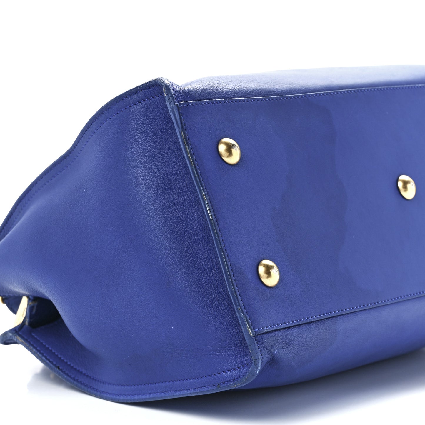 Calfskin Small Classic Y Cabas Royal Blue