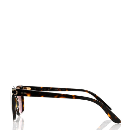 Cartier Acetate CT0002S Rectangular Sunglasses Brown 3 of 9