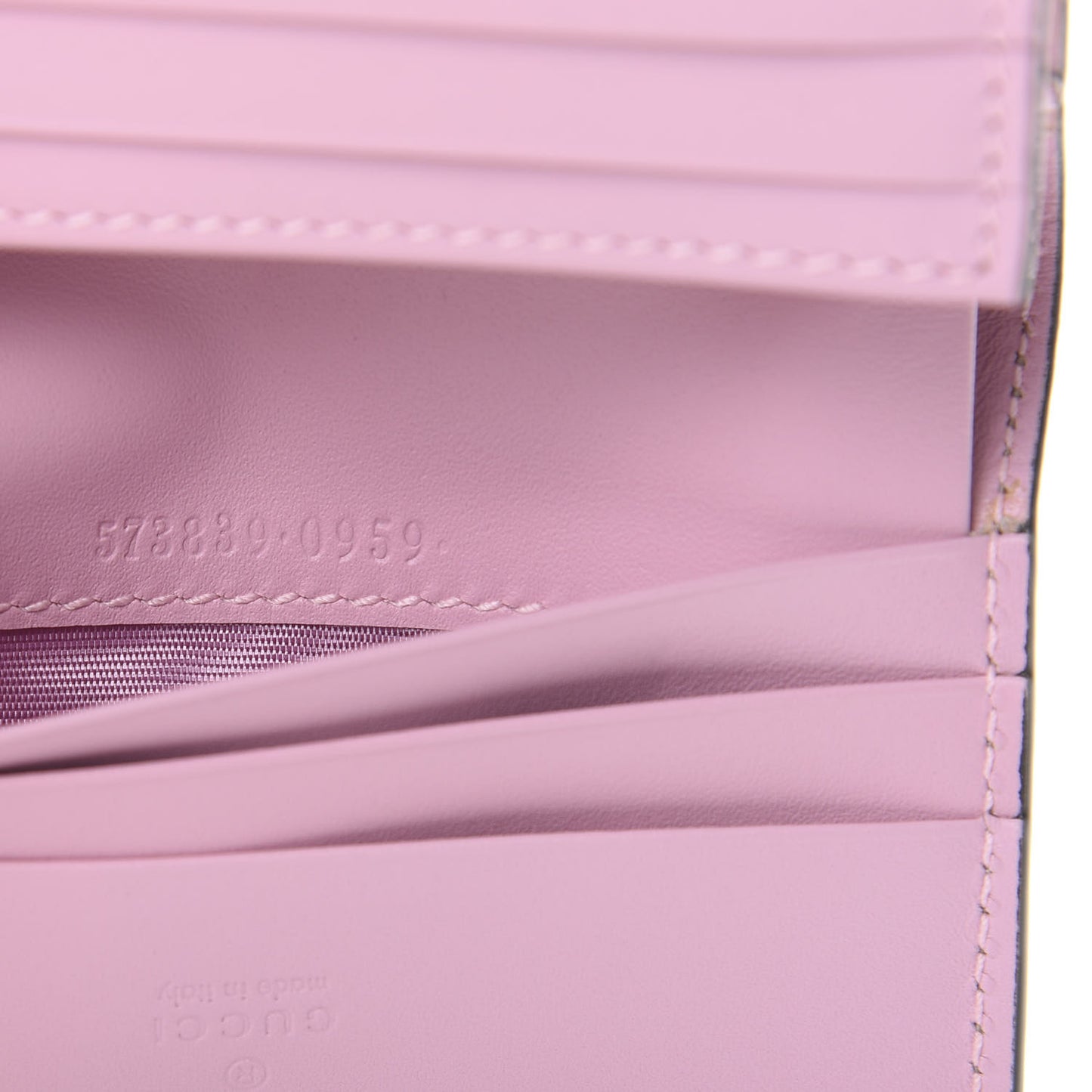 GG Supreme Monogram Strawberry Card Case