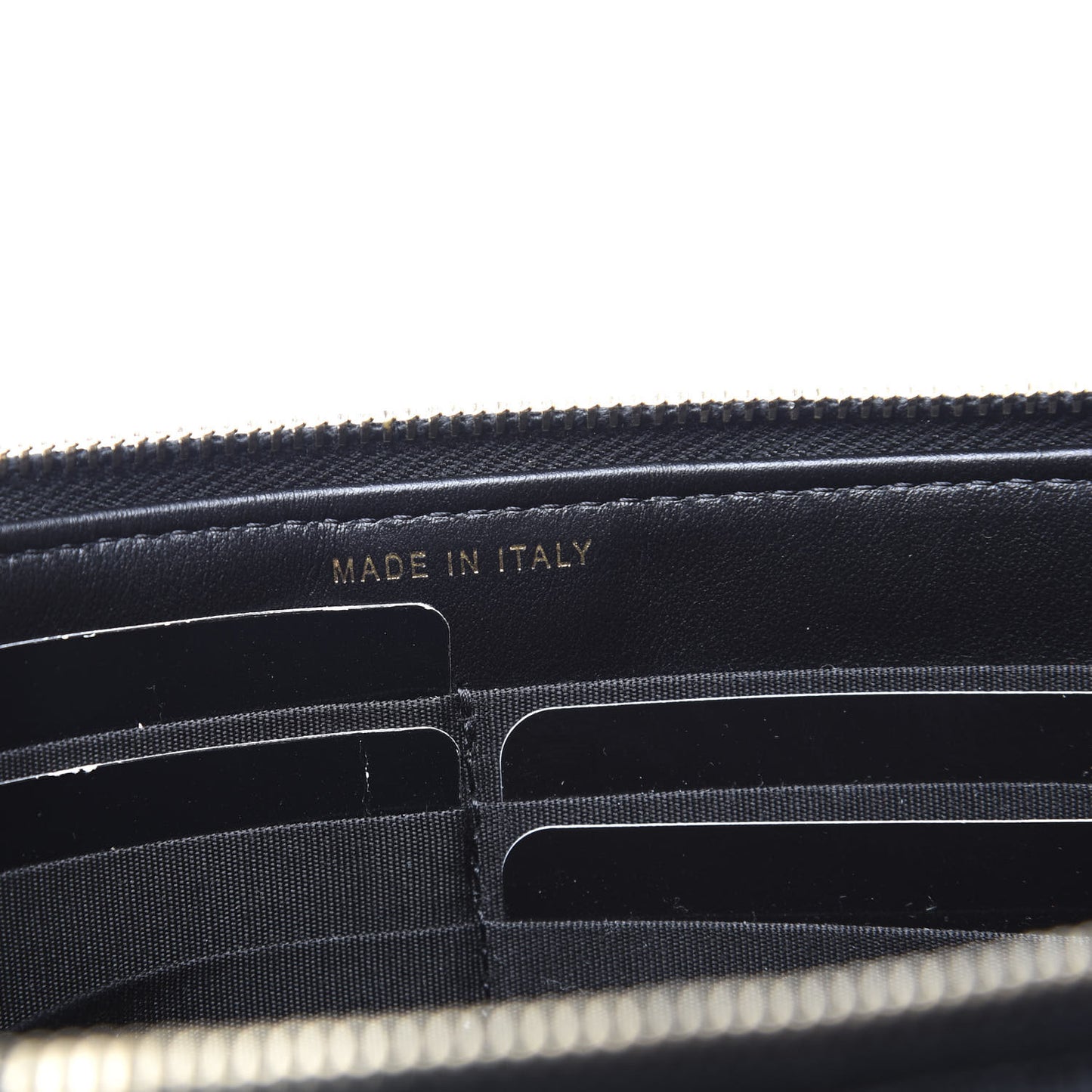 Caviar Quilted Small Zipped Boy Pouch Black