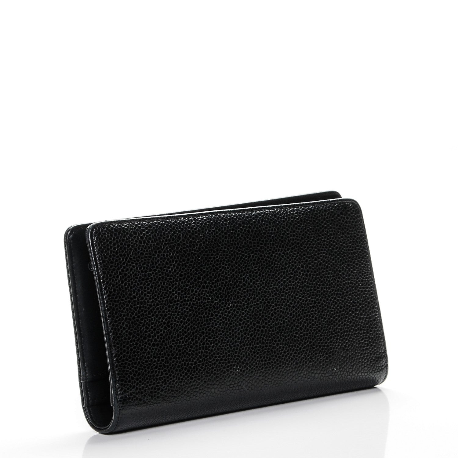 Chanel Caviar Timeless CC Yen Wallet Black 3 of 7