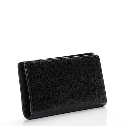 Chanel Caviar Timeless CC Yen Wallet Black 3 of 7