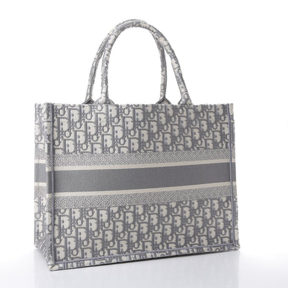 Christian Dior Oblique Medium Book Tote Grey 2 of 10