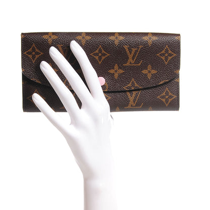 Louis Vuitton Monogram Emilie Wallet Rose Ballerine 2 of 8