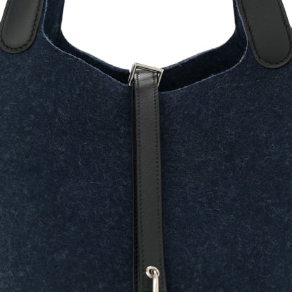 Hermes Feutre Swift Picotin Lock 22 MM Bleu Nuit Black 8 of 11