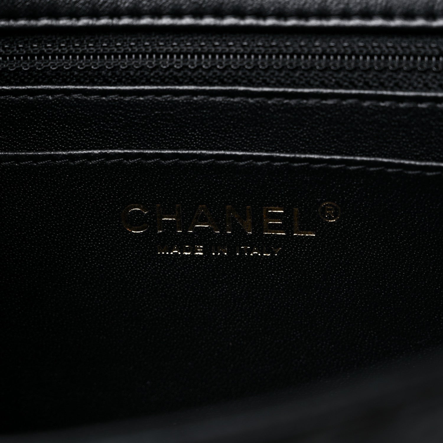 Chanel Lambskin Quilted Mini Rectangular Flap Black 6 of 10