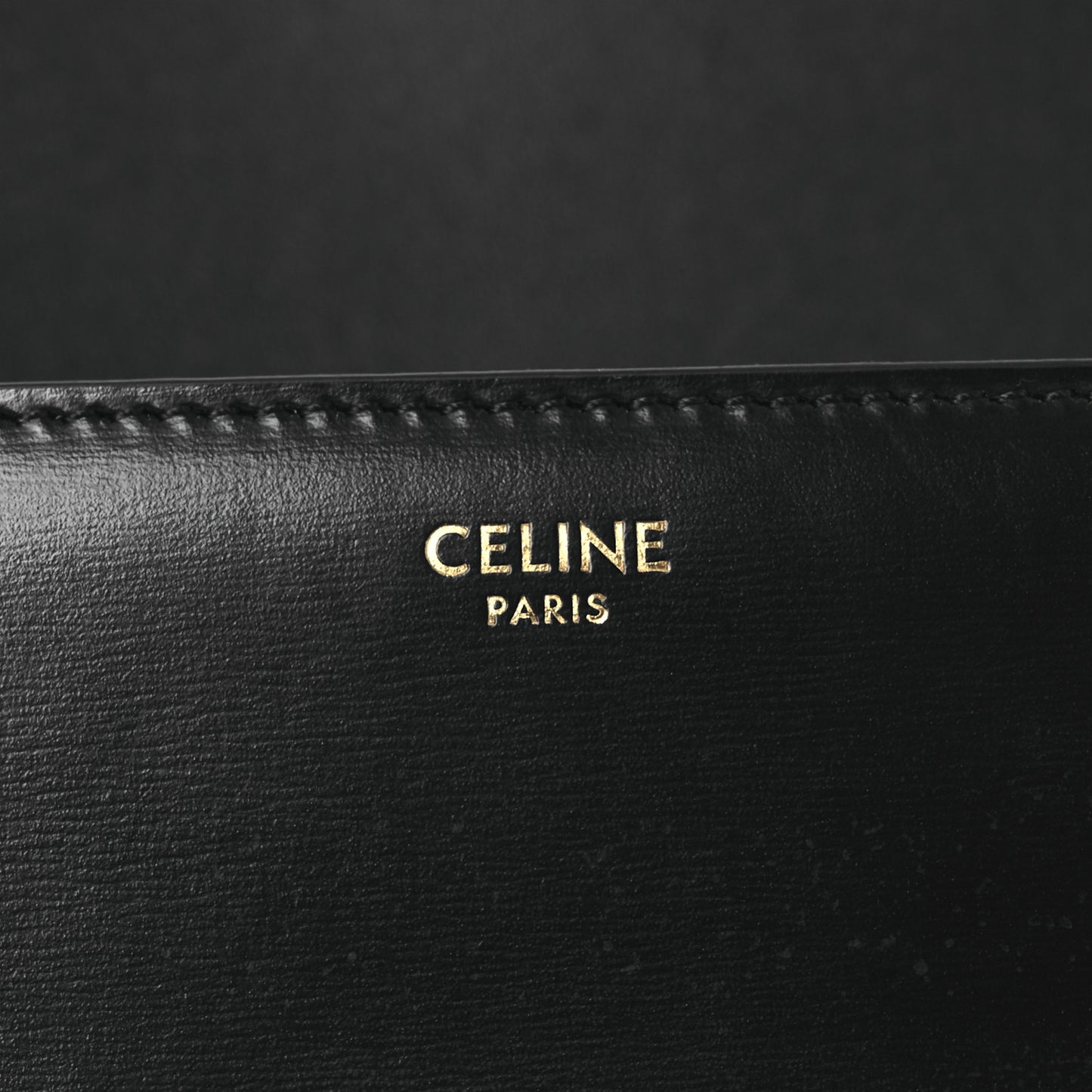 Shiny Calfskin Teen Triomphe Black
