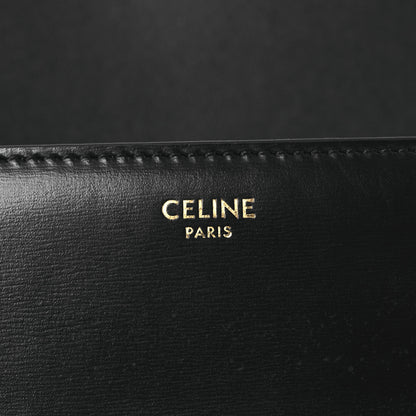 Celine Shiny Calfskin Teen Triomphe Black 6 of 13