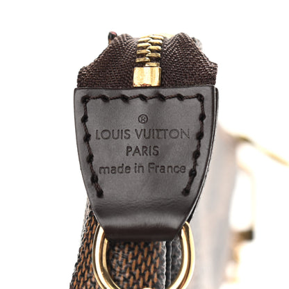 Louis Vuitton Damier Ebene Complice Trunks and Bags Mini Pochette Accessories Red 7 of 7