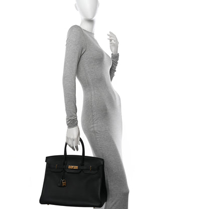 Hermes Epsom Birkin 35 Black 2 of 10