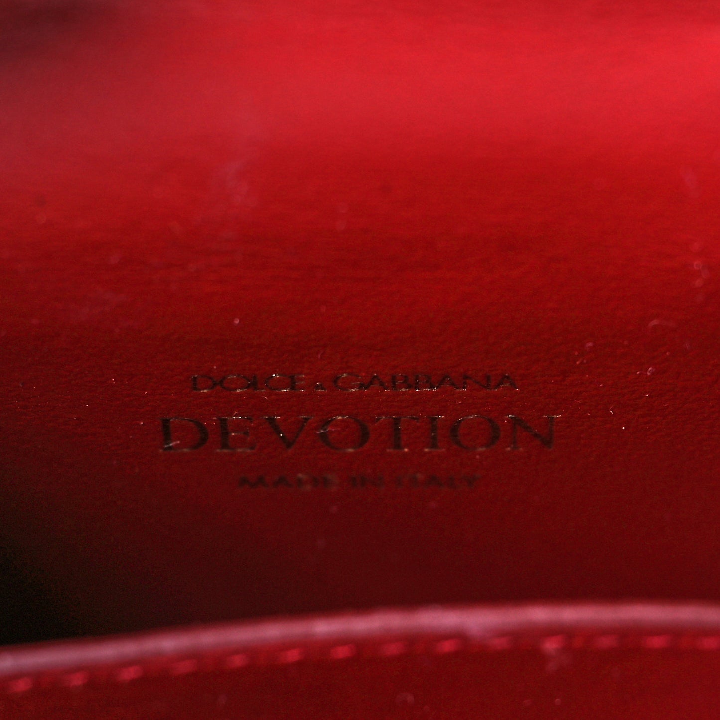 Smooth Calfskin Micro Devotion Satchel Red