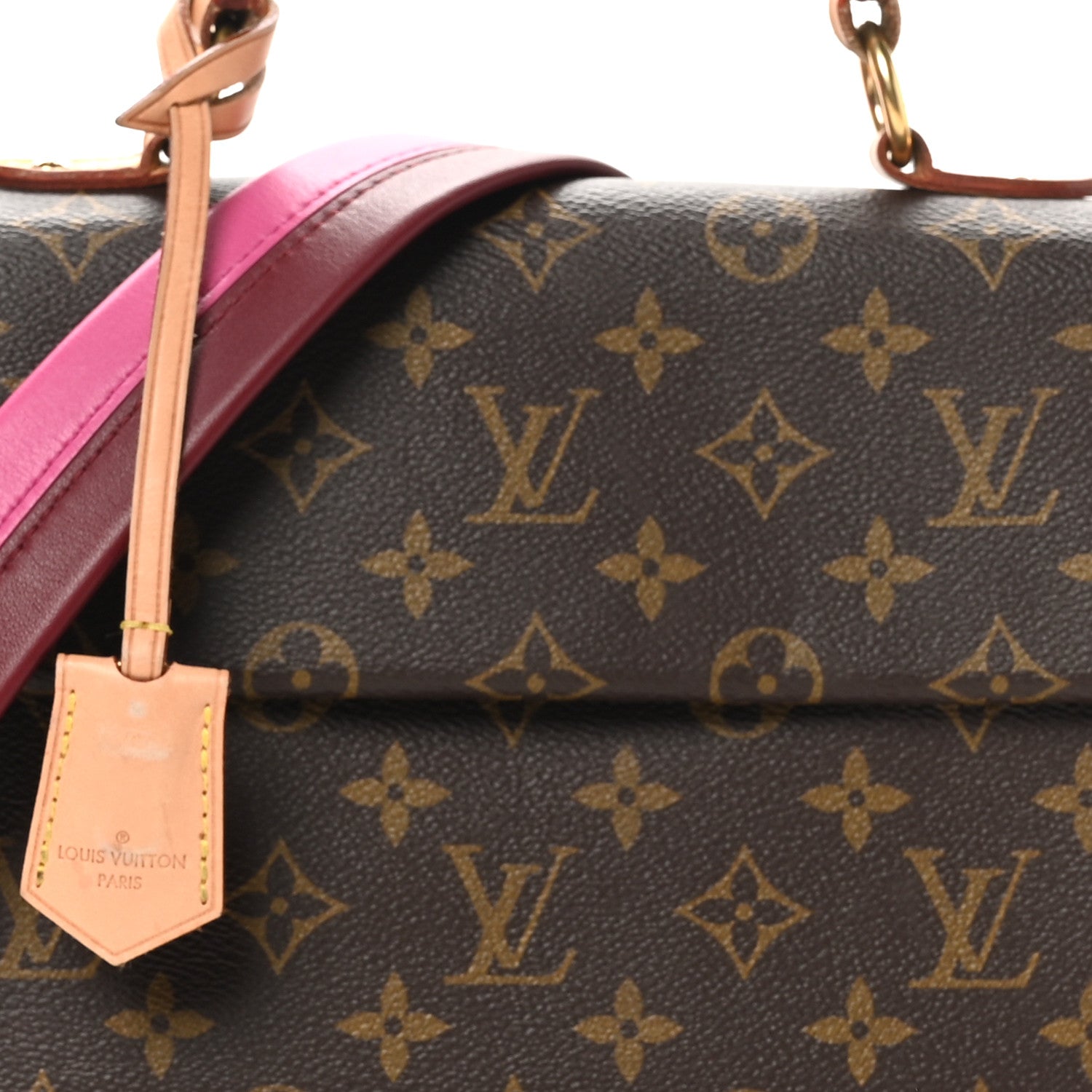 Louis Vuitton Monogram Cluny BB Bordeaux Fuchsia 7 of 9