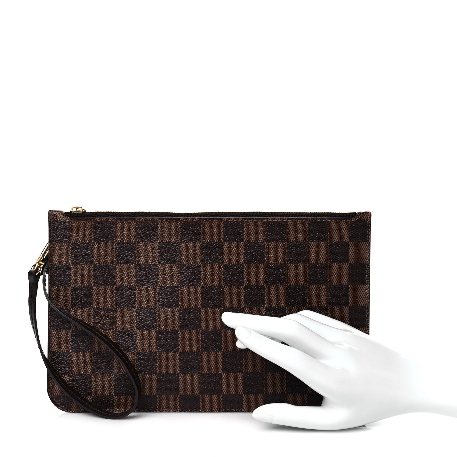 Louis Vuitton Damier Ebene Neverfull MM GM Pochette 2 of 11