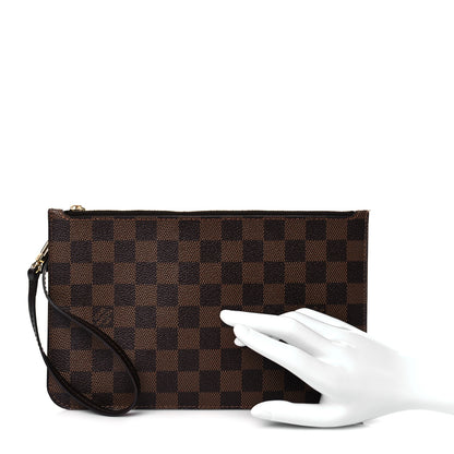 Louis Vuitton Damier Ebene Neverfull MM GM Pochette 2 of 11