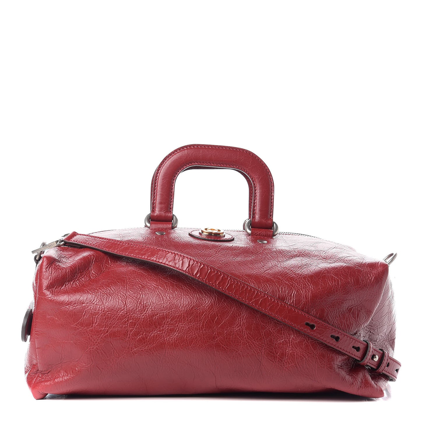 Fluffy Calfskin Morpheus Convertible Backpack Red
