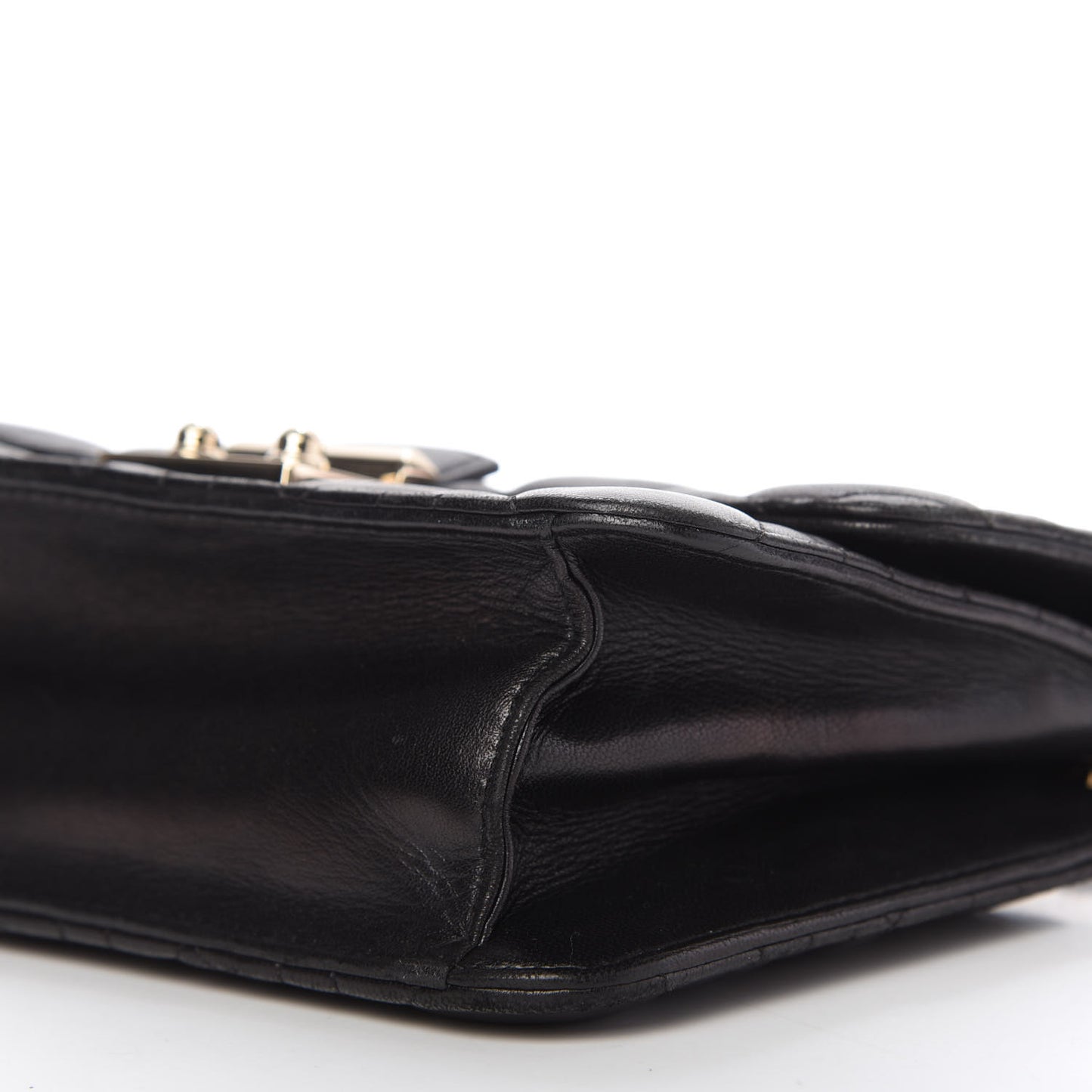 Lambskin Cannage Miss Dior Promenade Pouch Black