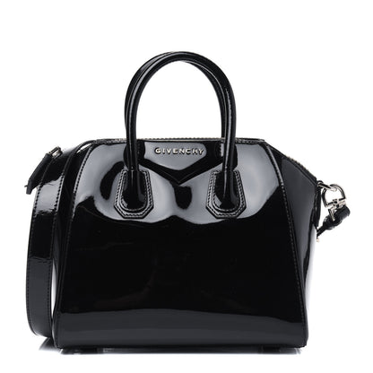 Givenchy Patent Calfskin Mini Antigona Black 1 of 16