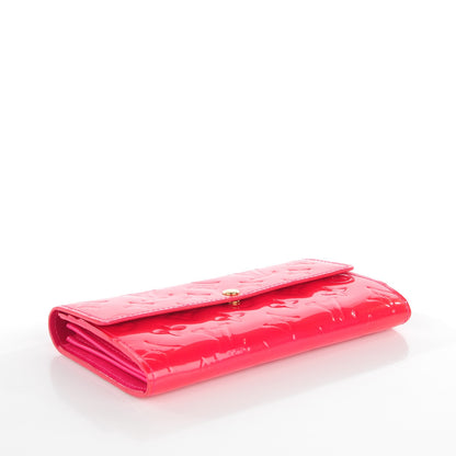 Louis Vuitton Vernis Sarah Wallet Rose Pop 5 of 10