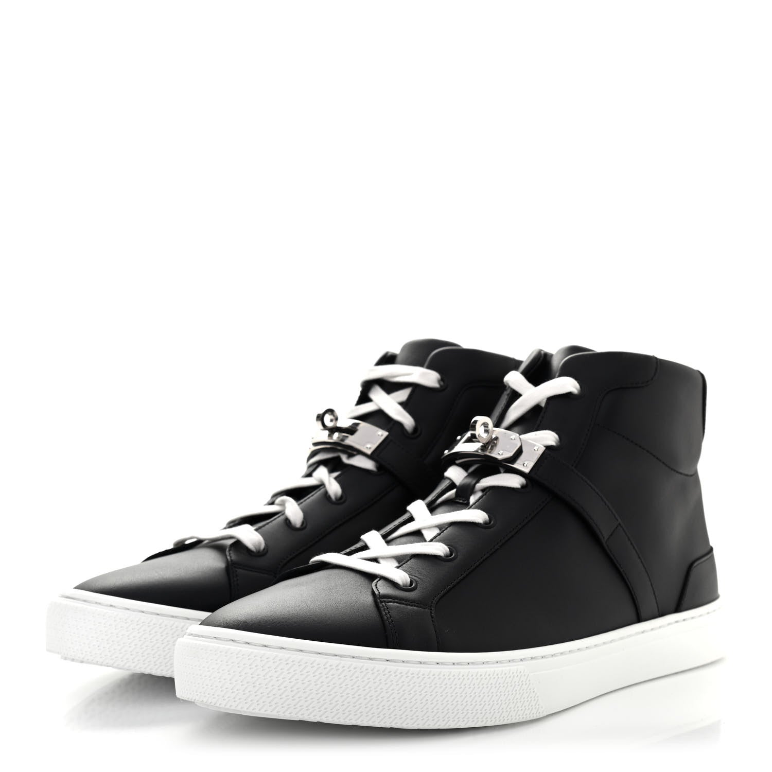 Hermes Calfskin Mens Daydream Sneakers 45 Black 3 of 7