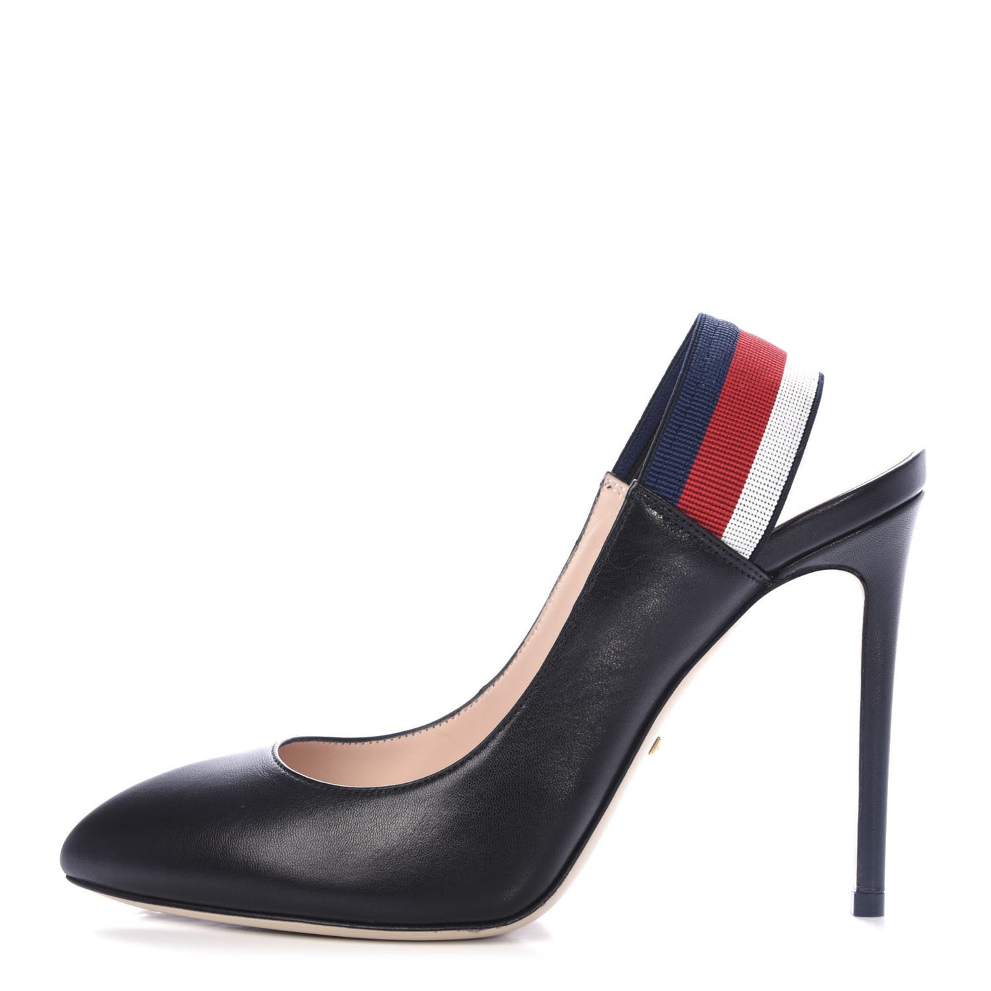 Malaga Kid Web Sylvie High Heel Slingback Pumps 39 Black