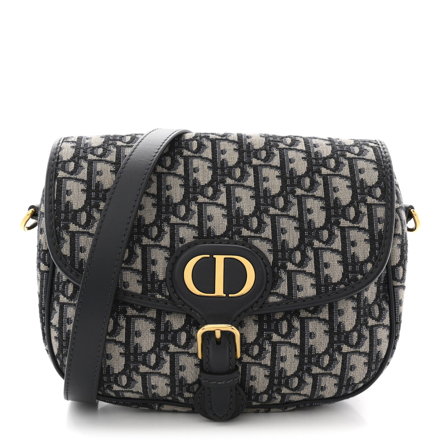 Christian Dior Oblique Medium Bobby Flap Blue 1 of 11