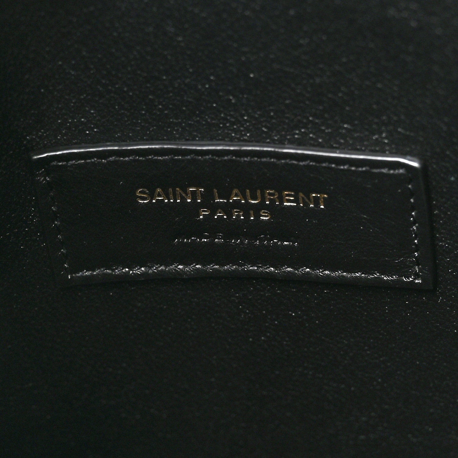 Saint Laurent Calfskin Crocodile Embossed Paris Mini Toy Shopper Tote Black 6 of 10