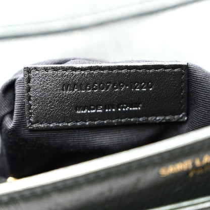 Saint Laurent Lambskin Quilted Mini Becky Chain Bag Vert Fonce 7 of 21