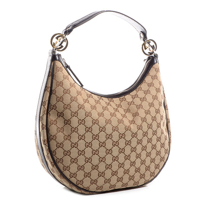 Gucci Monogram GG Twins Medium Hobo Dark Brown 3 of 7