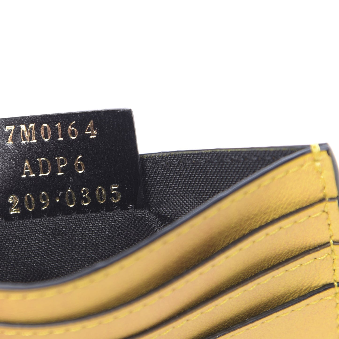 Vitello Fluffy Logo Card Holder Yellow Box Black