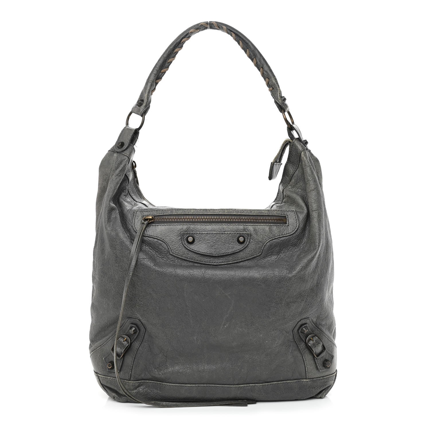 Balenciaga Agneau Classic Hardware Day Hobo Anthracite 3 of 14