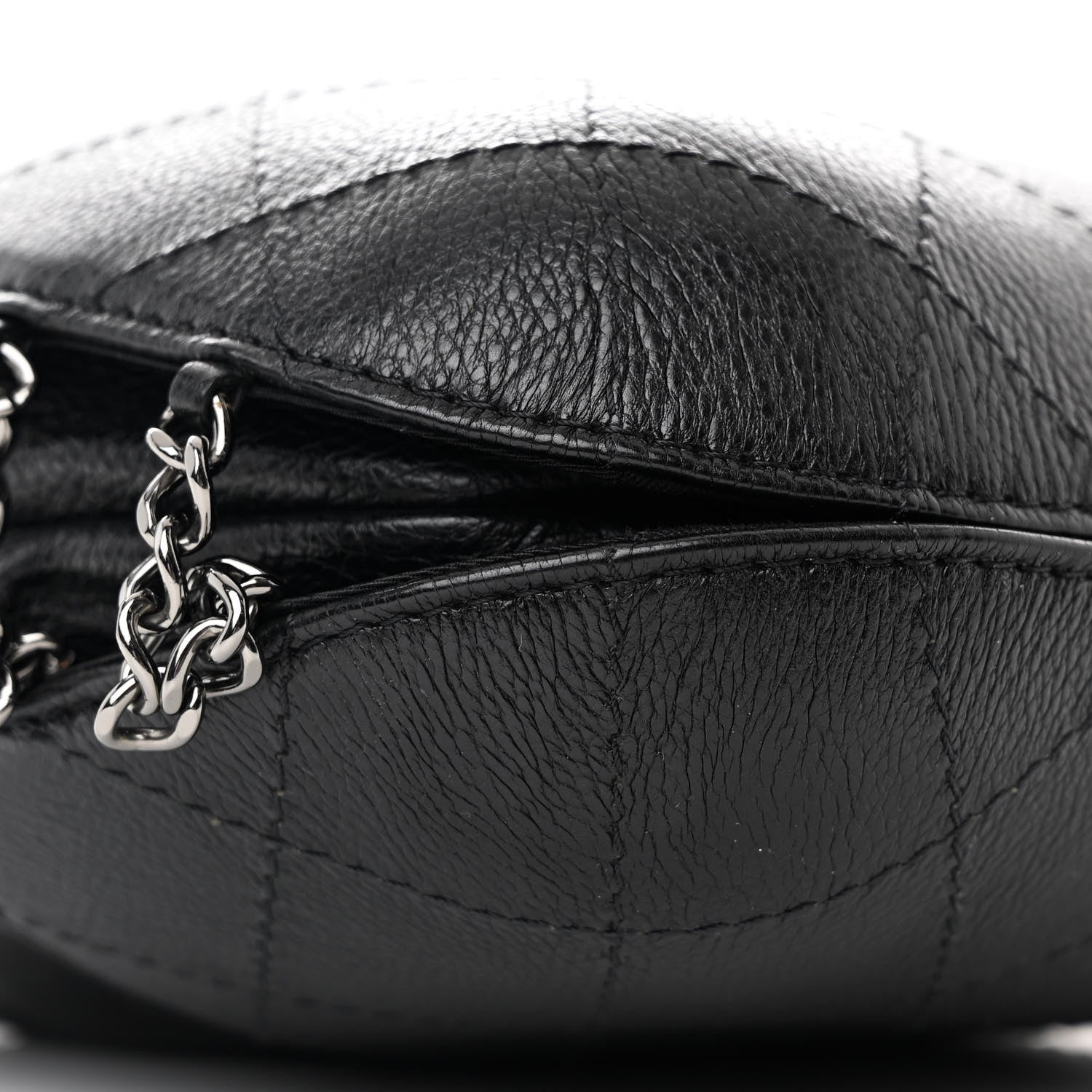 Chanel Calfskin Quilted Small Gabrielle Bucket Black 9 of 10