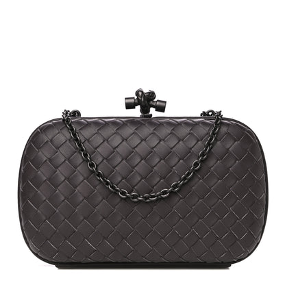 Bottega Veneta Nappa Intrecciato Chain Knot Clutch Quetsche 1 of 10