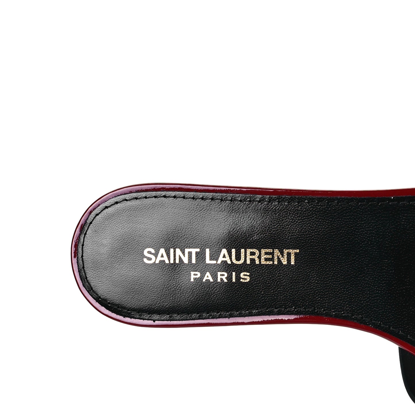 Patent Tribute 05 Slide Sandals 36.5 Red