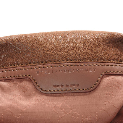 Stella McCartney Shaggy Deer Mini Falabella Fold Over Tote Maple 6 of 7