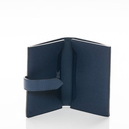 Hermes Epsom Bearn Card Holder Wallet Bleu Saphir 5 of 7