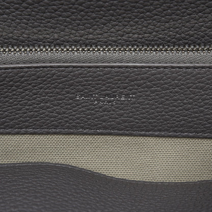 Saint Laurent Grained Calfskin Small Supple Sac De Jour Fog 8 of 9