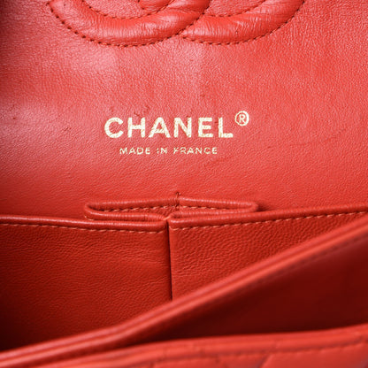 Chanel Lambskin Quilted Medium Double Flap Red 7 of 15
