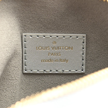 Louis Vuitton Lambskin Embossed Monogram Coussin BB Silver 7 of 10