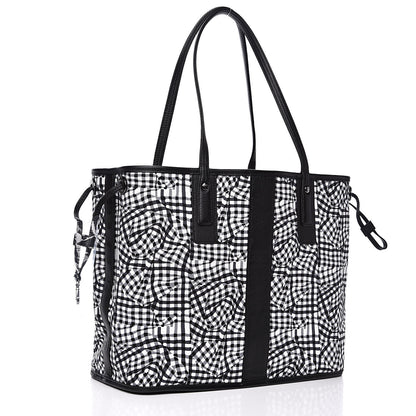 MCM Visetos Large Liz Reversible Shopper Tote Black 6 of 15