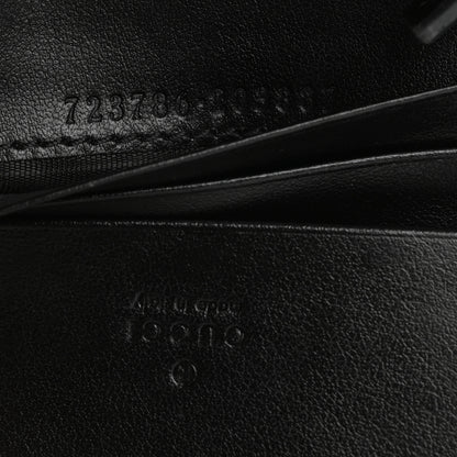 Gucci Calfskin GG Matelasse Card Case Wallet Black 7 of 11